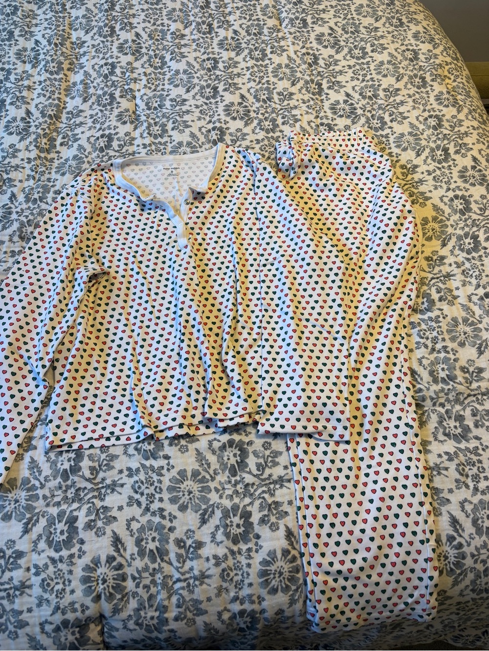 Roller Rabbit Christmas Heart Pajamas